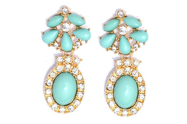 Mint Wedding Earrings We Adore - Project Wedding