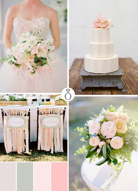 Pale Pink Wedding Color Palettes - Project Wedding