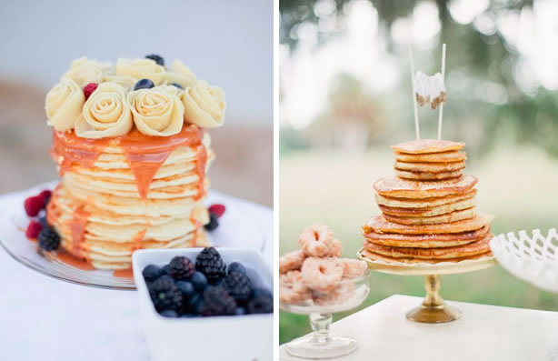 pancake wedding cake