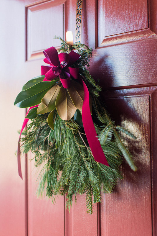 DIY Door Swag Project Wedding